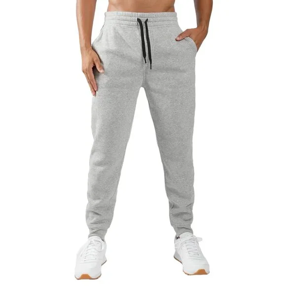 90 Degree Men's Heather Grey Jogger Pants with Gray Drawstring/NWT/L - Picture 1 of 14